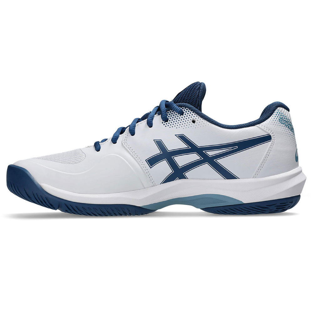 ASICS Game FF Pickleball Court Shoe - White/Twilight Blue - Pickleball Sports Classic