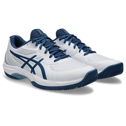 ASICS Game FF Pickleball Court Shoe - White/Twilight Blue - Pickleball Sports Classic
