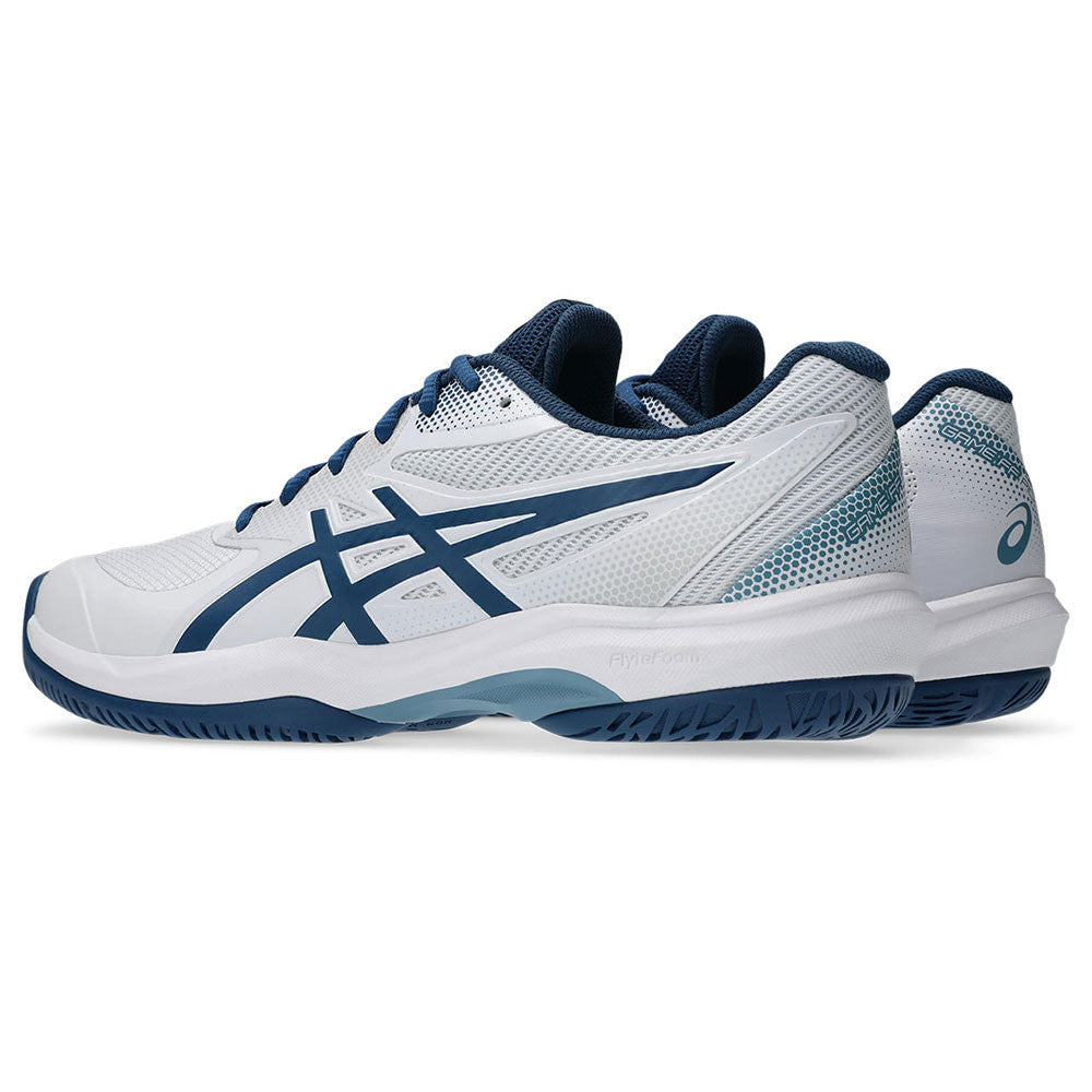 ASICS Game FF Pickleball Court Shoe - White/Twilight Blue - Pickleball Sports Classic