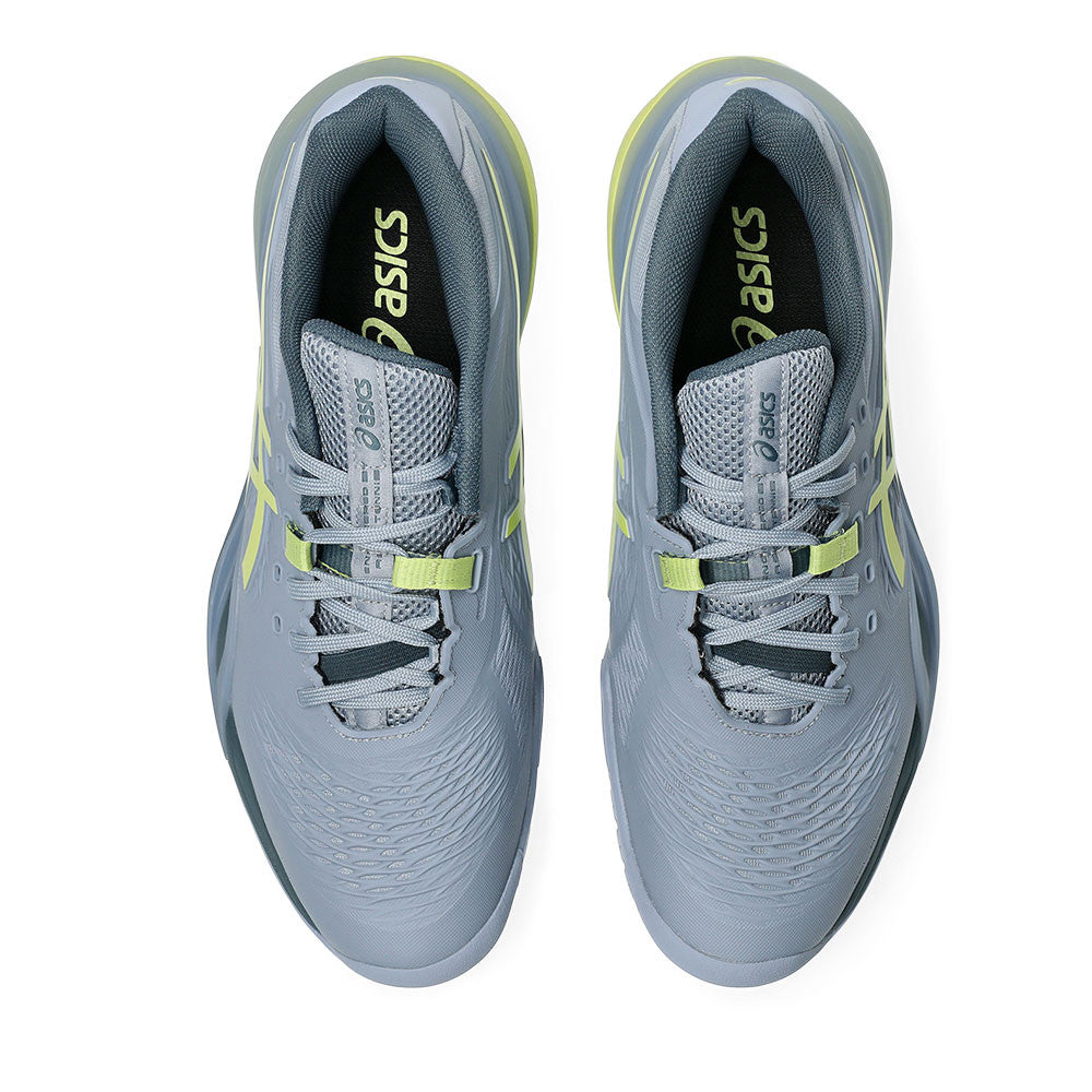 ASICS Gel-Resolution X Court Shoe - Grey Blue/Pistachio - Pickleball Sports Signature