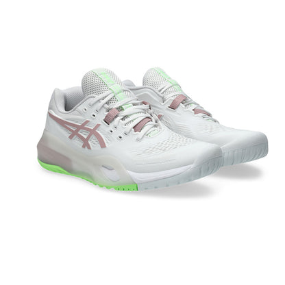 ASICS Gel Resolution X Pickleball Shoe - White/Monument Blue - Pickleball Sports Top Pick