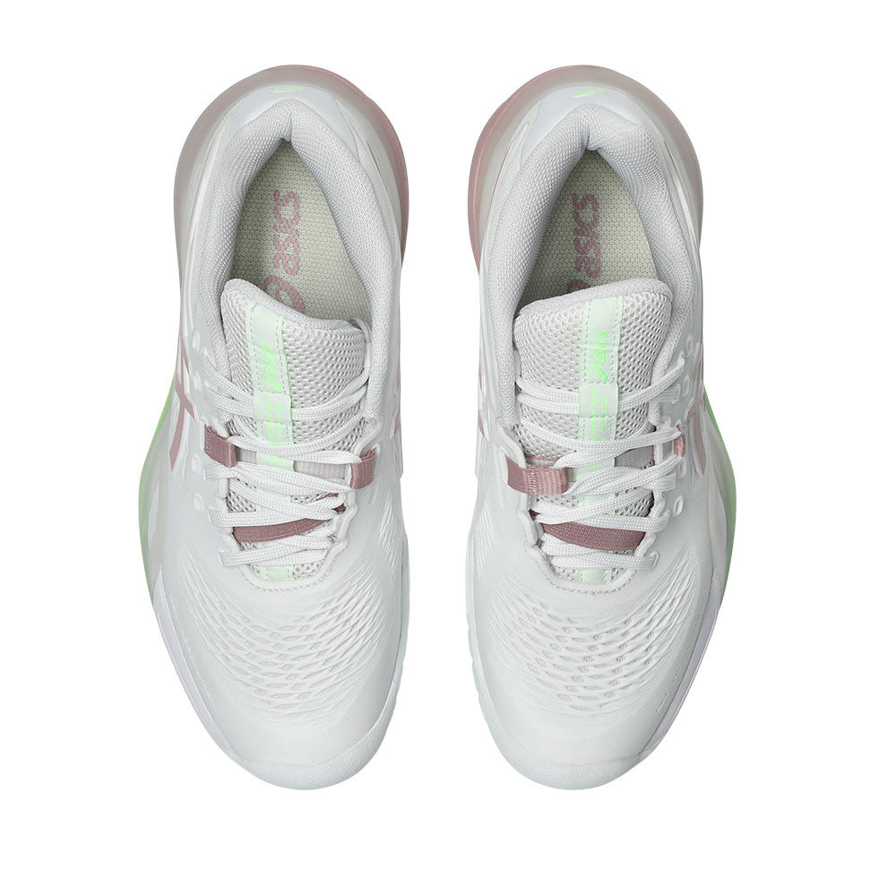 ASICS Gel Resolution X Pickleball Shoe - White/Monument Blue - Pickleball Sports Top Pick