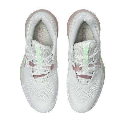 ASICS Gel Resolution X Pickleball Shoe - White/Monument Blue - Pickleball Sports Top Pick