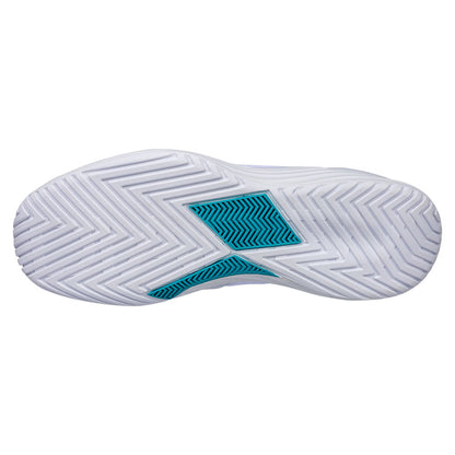 Diadem Court Burst Court Shoe - Unisex - White/Teal - Pickleball Sports Special Offer