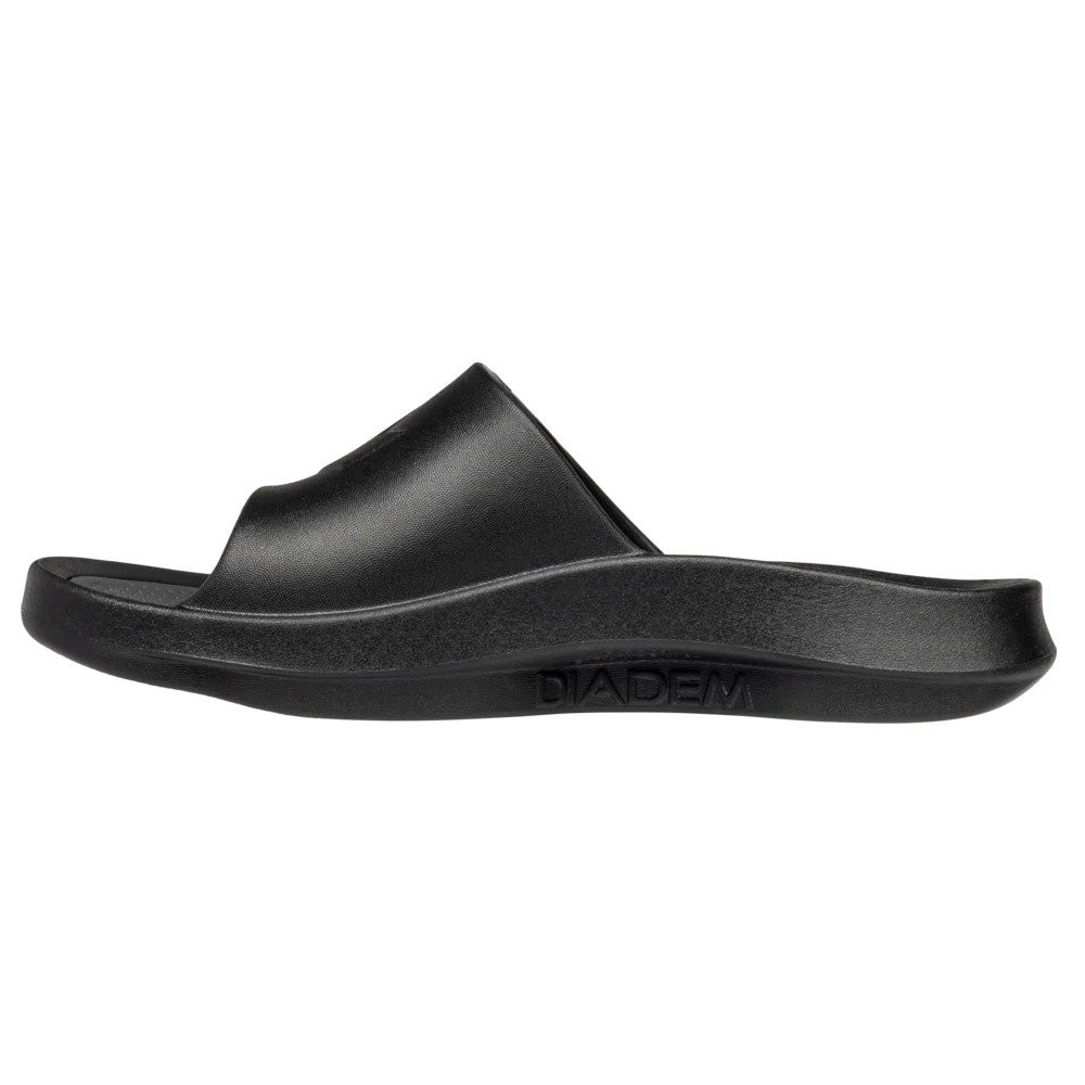 Diadem Recovery Court Slide - Unisex - Black - Pickleball Sports Everyday