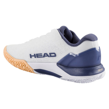 HEAD Revolt Pro 5.0 Court Shoe - White/Apricot - Pickleball Sports Smart Buy