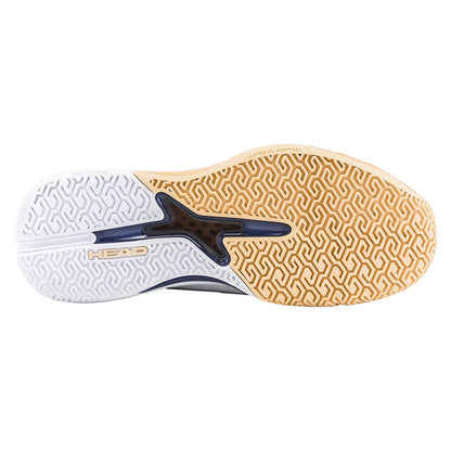 HEAD Revolt Pro 5.0 Court Shoe - White/Apricot - Pickleball Sports Smart Buy