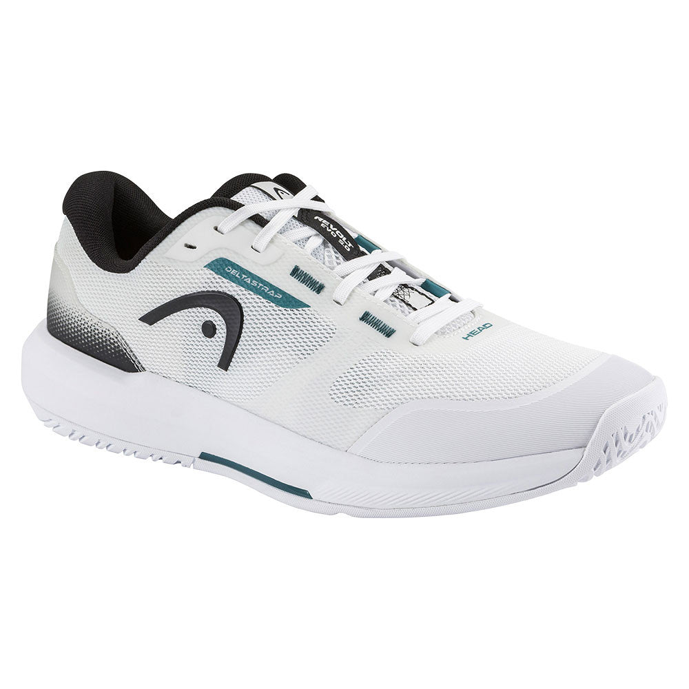 HEAD Revolt Evo 5.0 Court Shoe - White/Black - Pickleball Sports Smart Buy