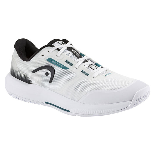 HEAD Revolt Evo 5.0 Court Shoe - White/Black - Pickleball Sports Smart Buy