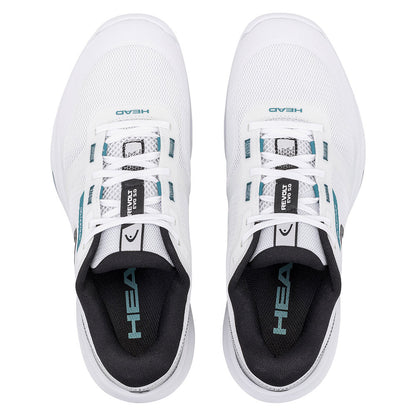 HEAD Revolt Evo 5.0 Court Shoe - White/Black - Pickleball Sports Smart Buy