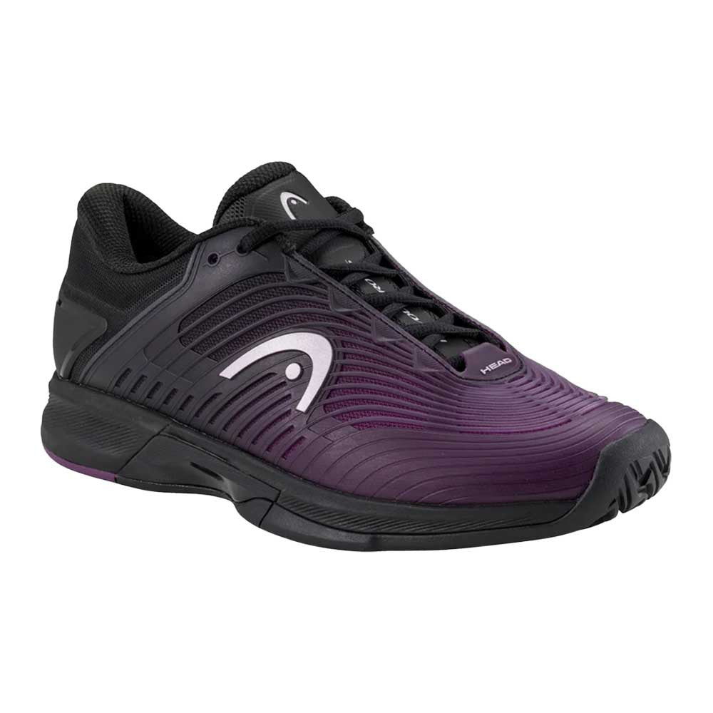 HEAD Revolt Pro 4.5 Court  Shoe - Black/Plum - Pickleball Sports Deals