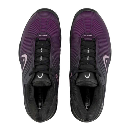 HEAD Revolt Pro 4.5 Court  Shoe - Black/Plum - Pickleball Sports Deals
