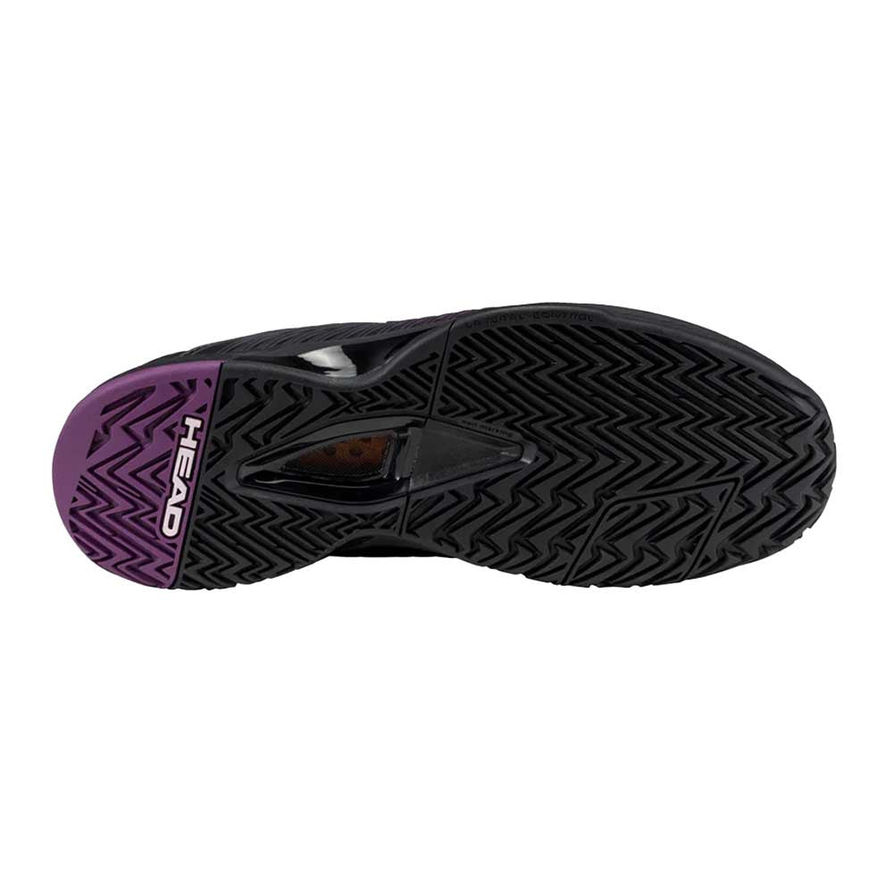 HEAD Revolt Pro 4.5 Court  Shoe - Black/Plum - Pickleball Sports Deals
