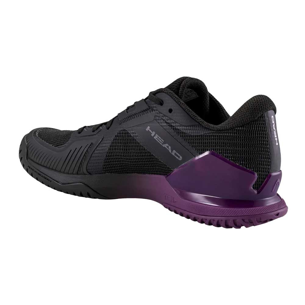 HEAD Sprint Pro 4.0 Court Shoe - Black/Plum - Pickleball Sports Trending