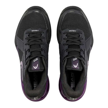HEAD Sprint Pro 4.0 Court Shoe - Black/Plum - Pickleball Sports Trending