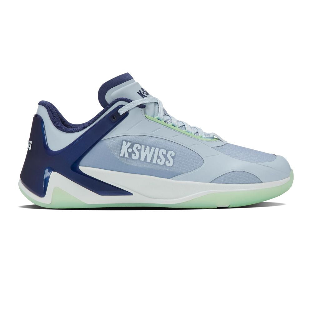 K-Swiss K-Frame Pickleball Shoe - Artic Ice/Oceana/Patina Green - Pickleball Sports Latest