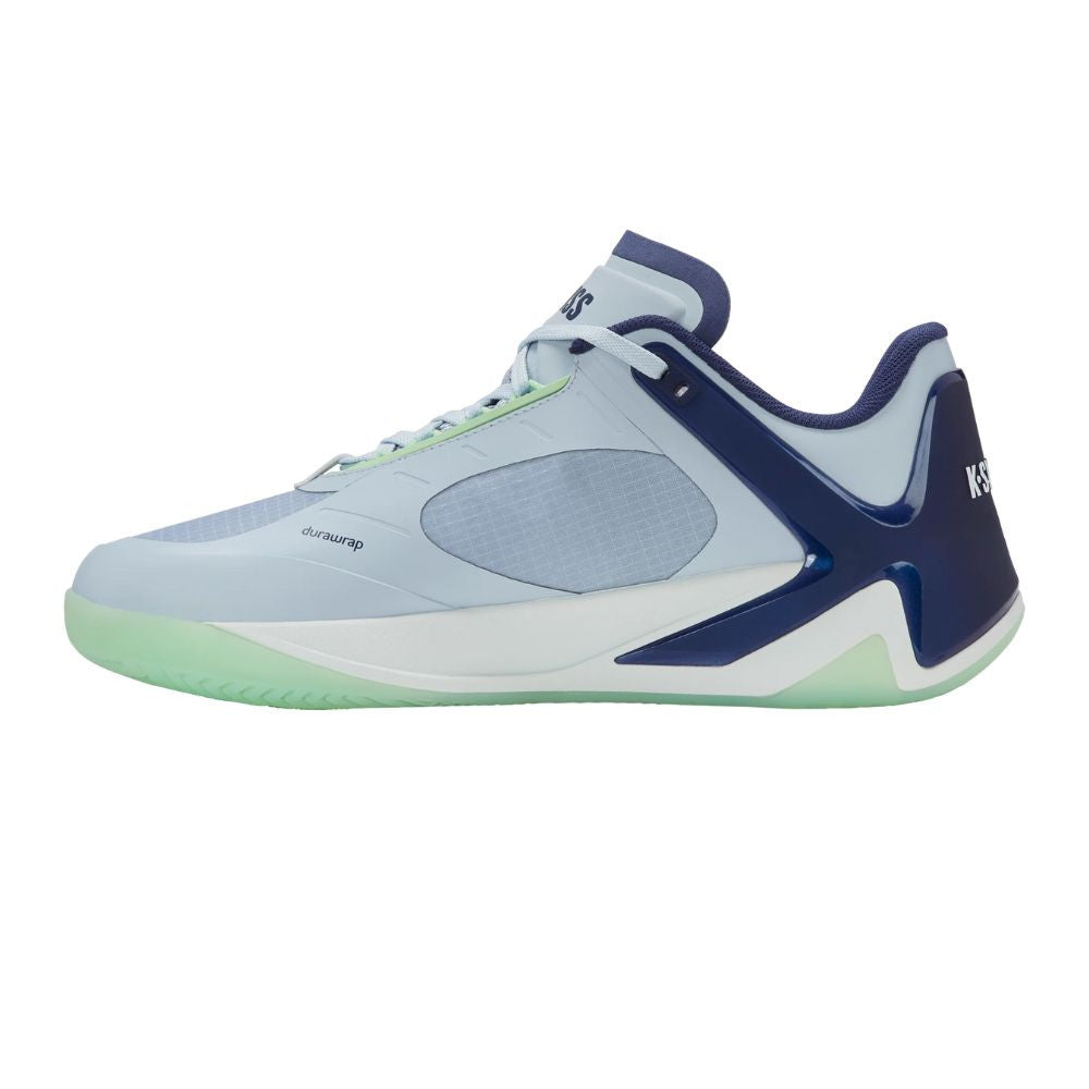K-Swiss K-Frame Pickleball Shoe - Artic Ice/Oceana/Patina Green - Pickleball Sports Latest