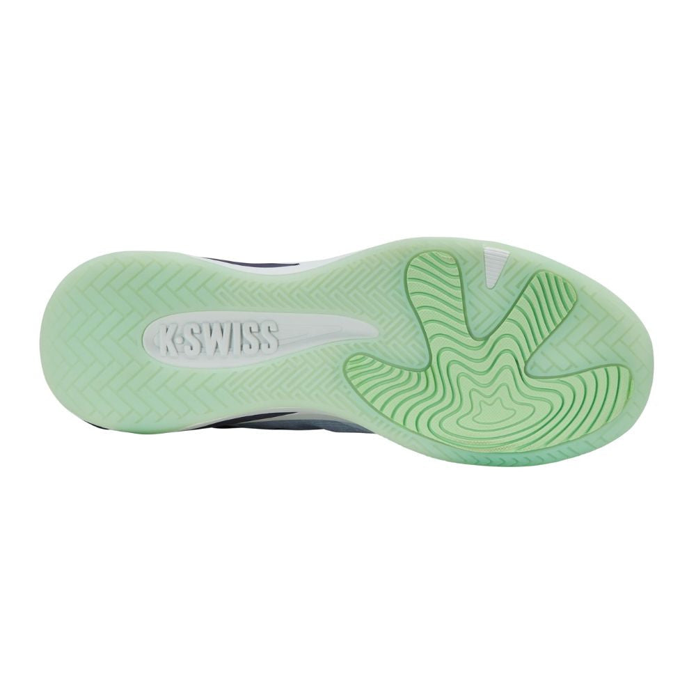 K-Swiss K-Frame Pickleball Shoe - Artic Ice/Oceana/Patina Green - Pickleball Sports Latest