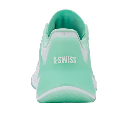 K-Swiss K-Frame Pickleball Shoe - White/Neon Mint/Hot Neon Pink - Pickleball Sports Best Seller