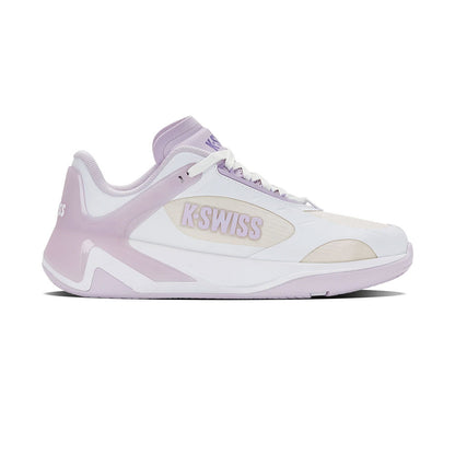 K-Swiss K-Frame Pickleball Shoe - White/Neon Mint/Hot Neon Pink - Pickleball Sports Trending