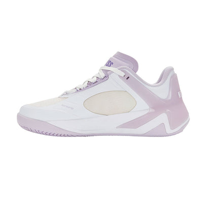 K-Swiss K-Frame Pickleball Shoe - White/Neon Mint/Hot Neon Pink - Pickleball Sports Trending