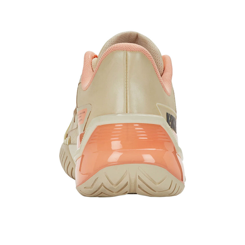 K-Swiss Ultra Shot 4 Pickleball Shoe - Whitecap Gray/Peach Parfait/Egret - Pickleball Sports Customer Favorite