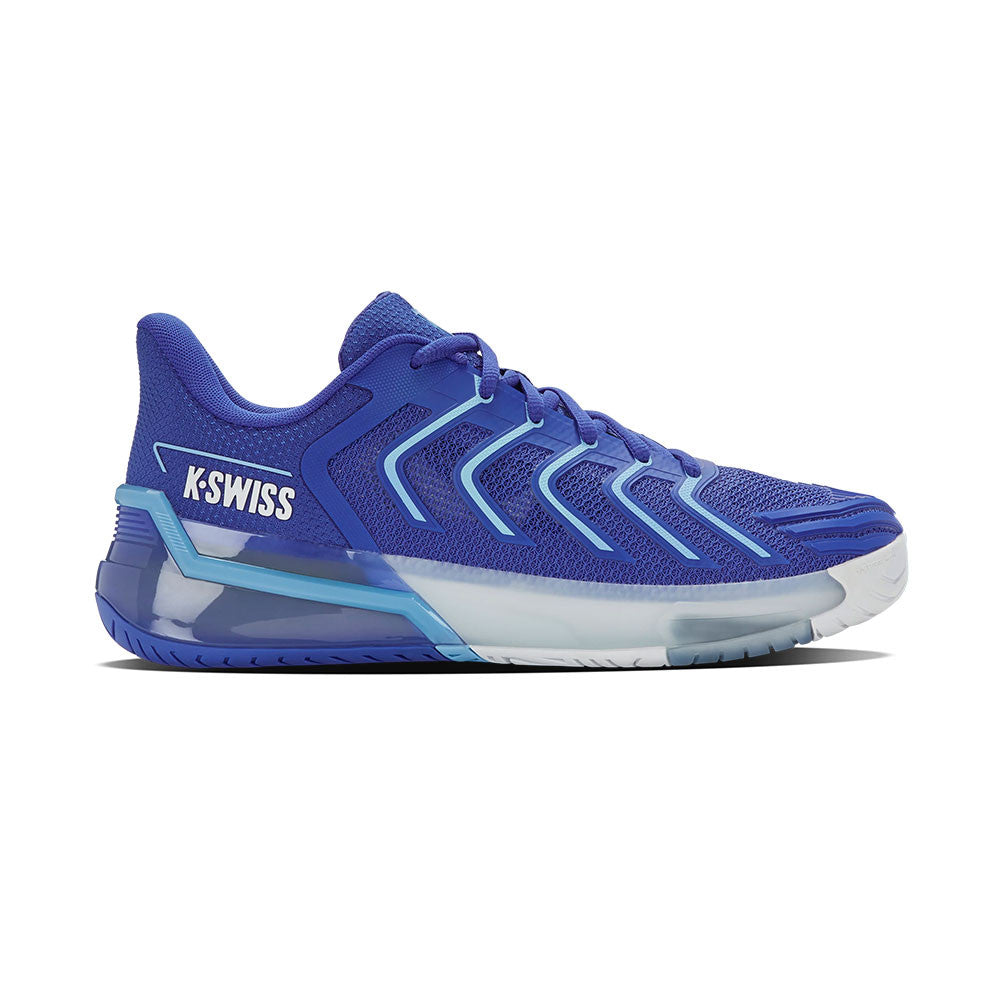 K-Swiss K-Frame Pickleball Shoe - White/Dazzling Blue - Pickleball Sports Trending