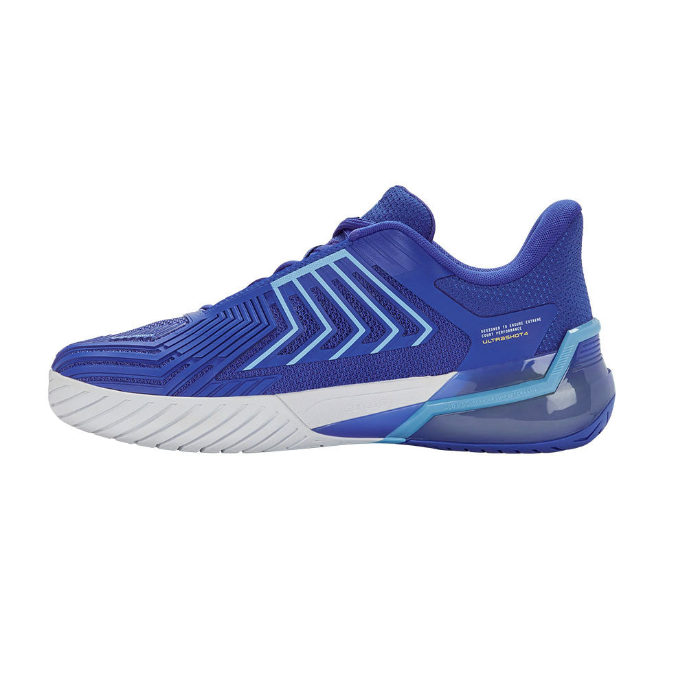 K-Swiss K-Frame Pickleball Shoe - White/Dazzling Blue - Pickleball Sports Trending