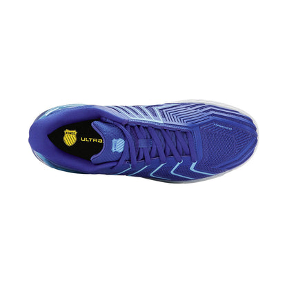 K-Swiss K-Frame Pickleball Shoe - White/Dazzling Blue - Pickleball Sports Trending