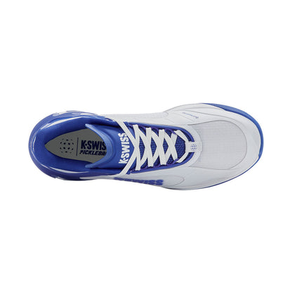 K-Swiss K-Frame Pickleball Shoe - White/Dazzling Blue - Pickleball Sports Trusted