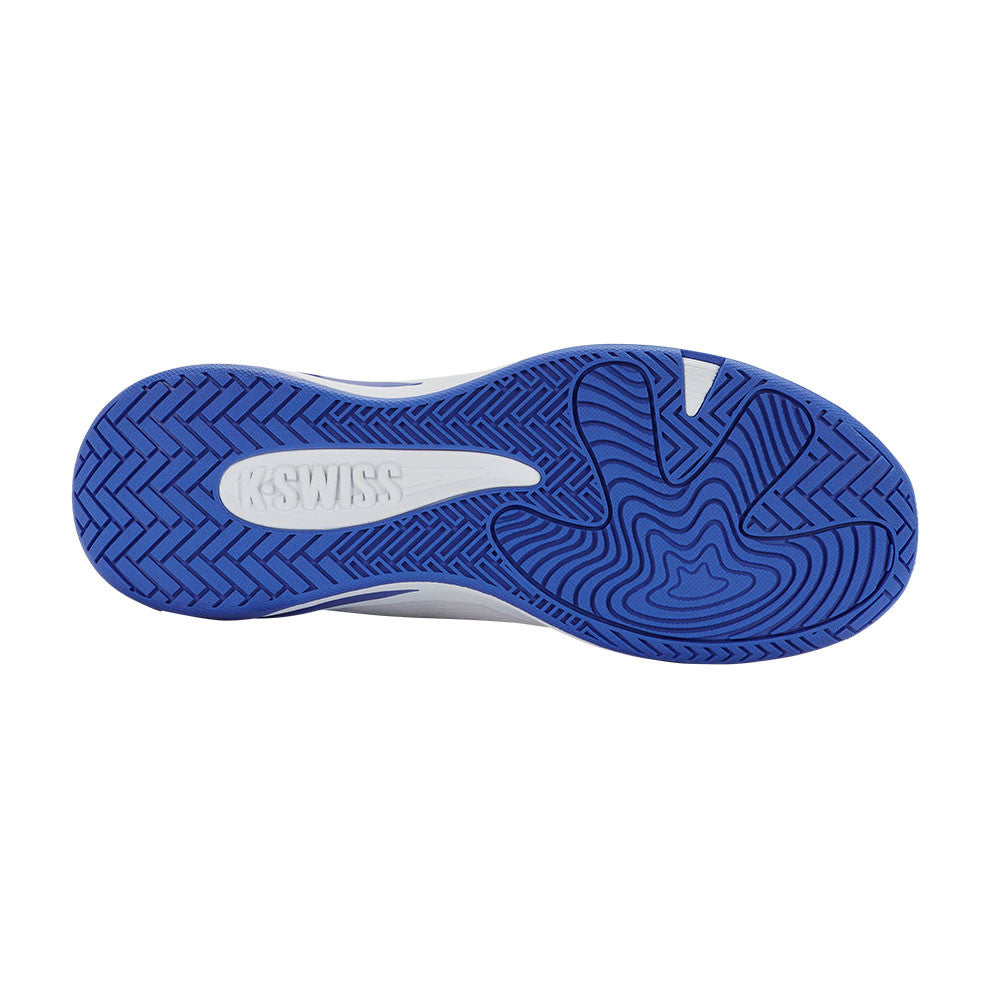 K-Swiss K-Frame Pickleball Shoe - White/Dazzling Blue - Pickleball Sports Trusted
