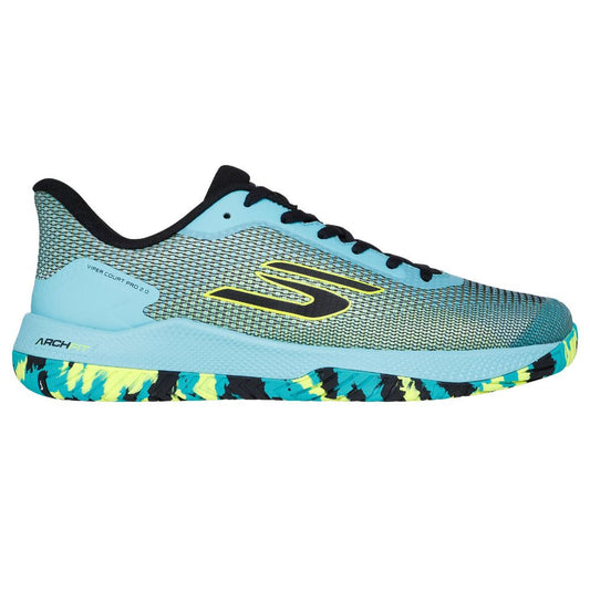 Skechers Viper Court Pro 2.0 Aqua/Multicolor  Shoe - Pickleball Sports Featured