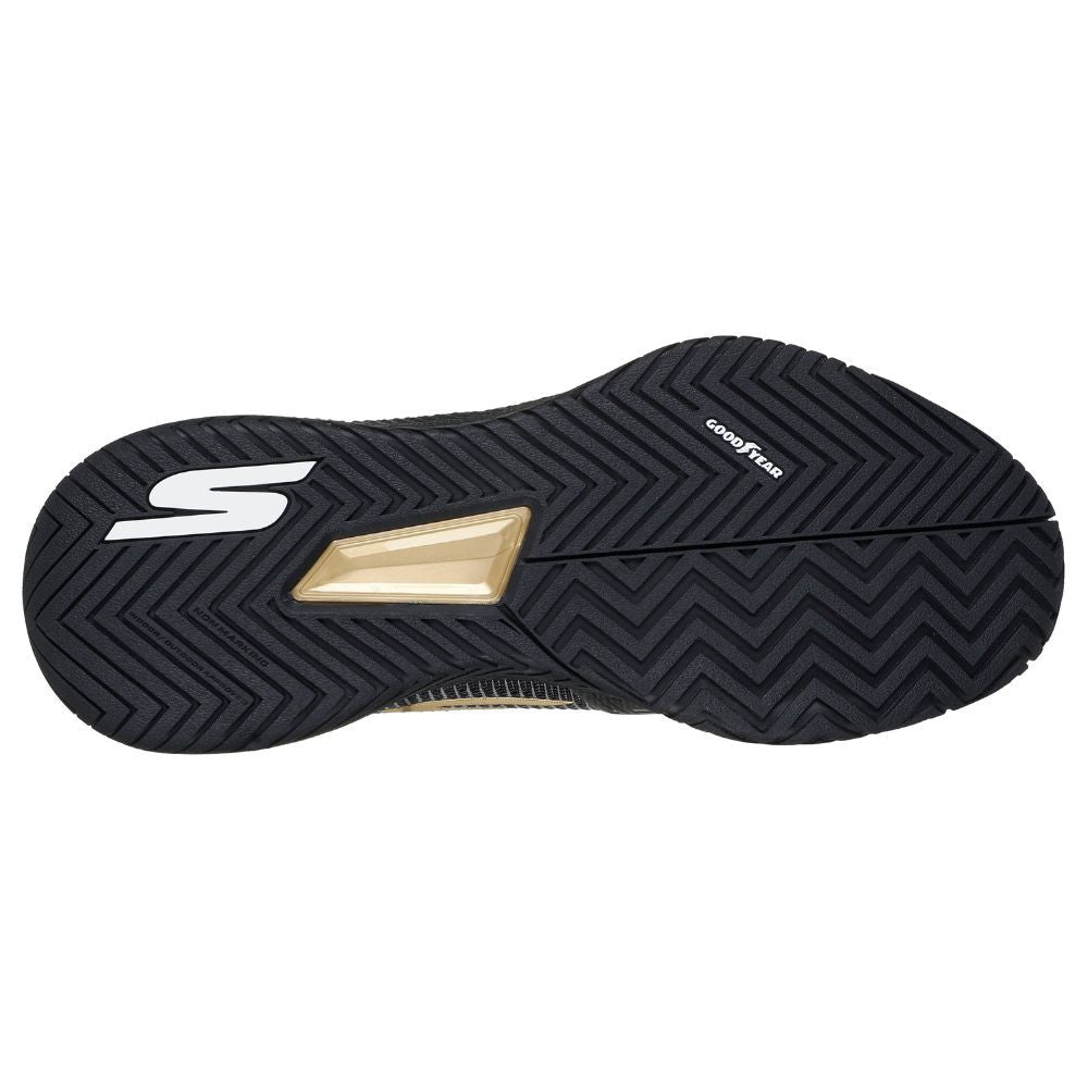 Skechers Viper Court Pro 2.0 Black/Gold  Shoe - Pickleball Sports Trusted