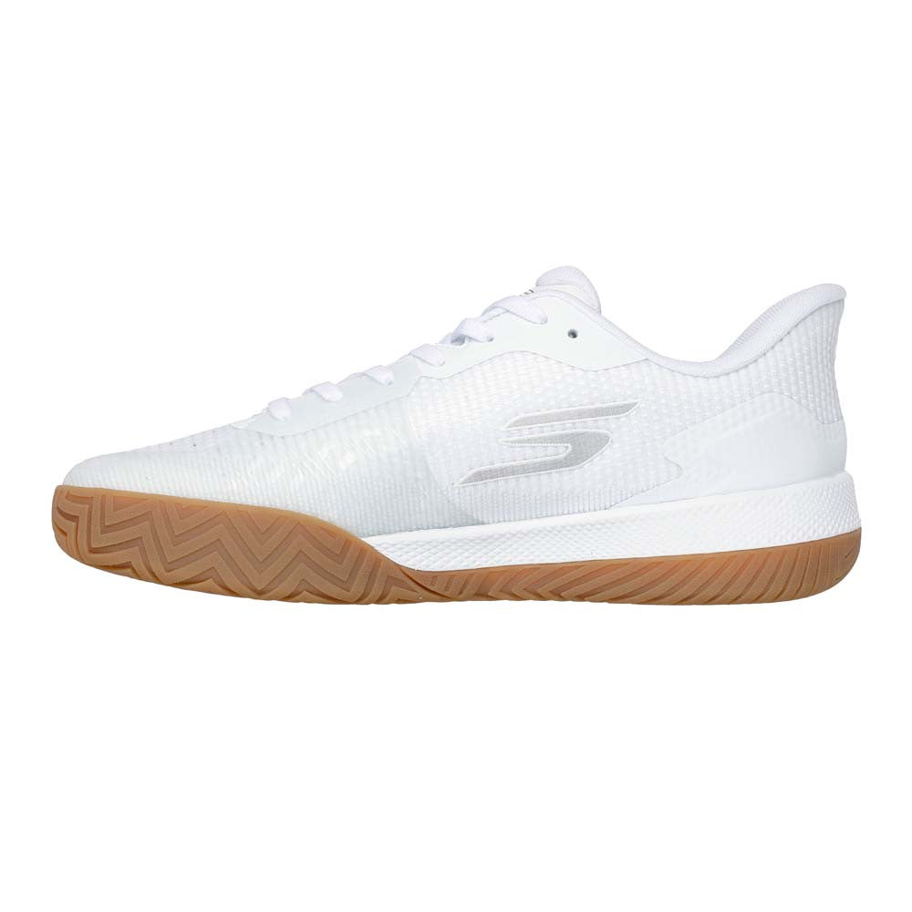 Skechers Viper Court Pro Wide Shoe -White/Black - Pickleball Sports Latest