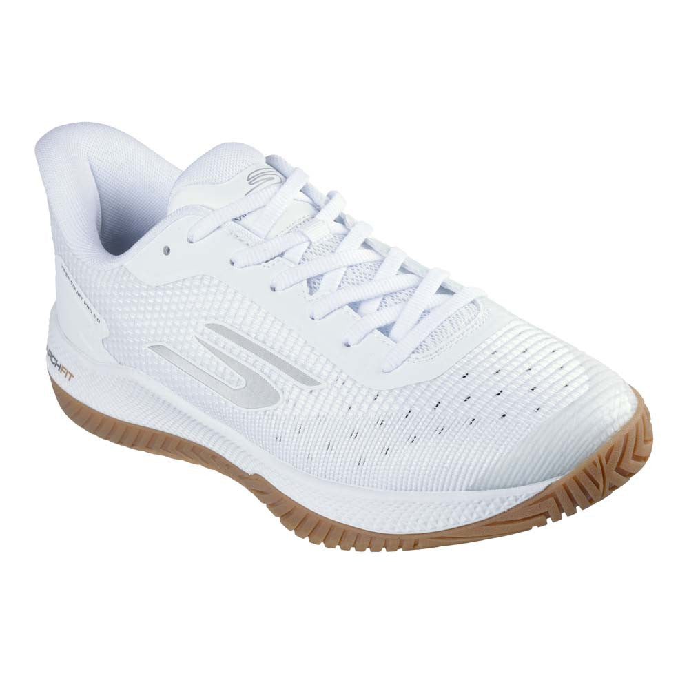 Skechers Viper Court Pro Wide Shoe -White/Black - Pickleball Sports Latest