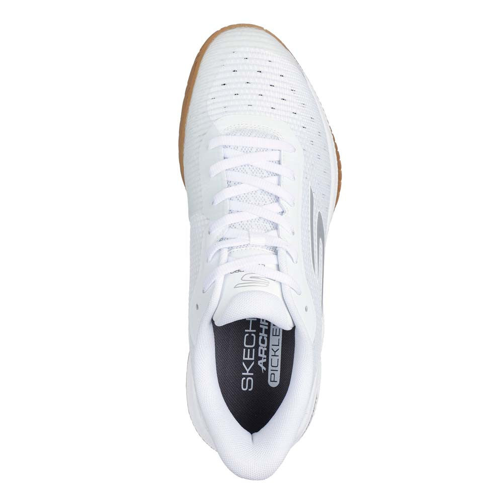 Skechers Viper Court Pro Wide Shoe -White/Black - Pickleball Sports Latest