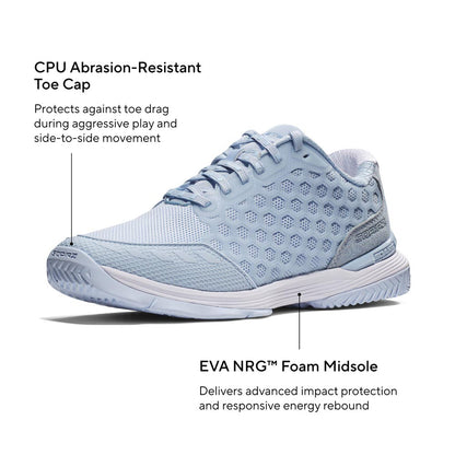 SQAIRZ XRZ2™ Pickleball Court Shoes - Glacier - Pickleball Sports Recommended