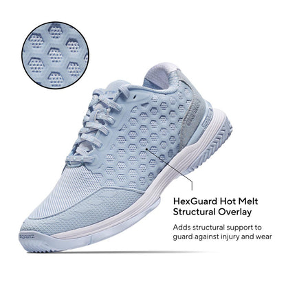 SQAIRZ XRZ2™ Pickleball Court Shoes - Glacier - Pickleball Sports Recommended