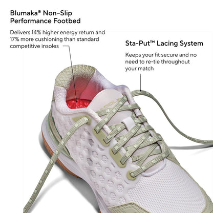 SQAIRZ XRZ2™ Pickleball Court Shoes - Sage - Pickleball Sports Quality