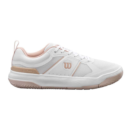 Wilson Pickle Pro White/White/Cameo Rose  Pickleball Shoe - Pickleball Sports Premium