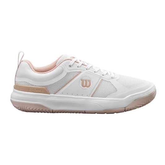 Wilson Pickle Pro White/White/Cameo Rose  Pickleball Shoe - Pickleball Sports Premium