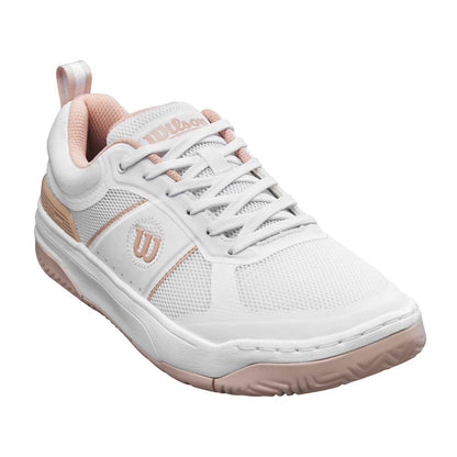 Wilson Pickle Pro White/White/Cameo Rose  Pickleball Shoe - Pickleball Sports Premium