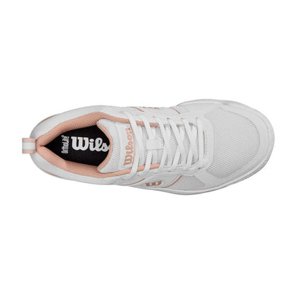 Wilson Pickle Pro White/White/Cameo Rose  Pickleball Shoe - Pickleball Sports Premium