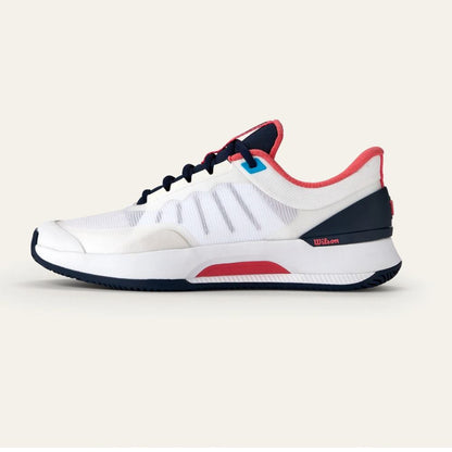 Wilson Intrigue Pro Court White/Navy Blazer/Dubarry  Shoe - Pickleball Sports Customer Favorite
