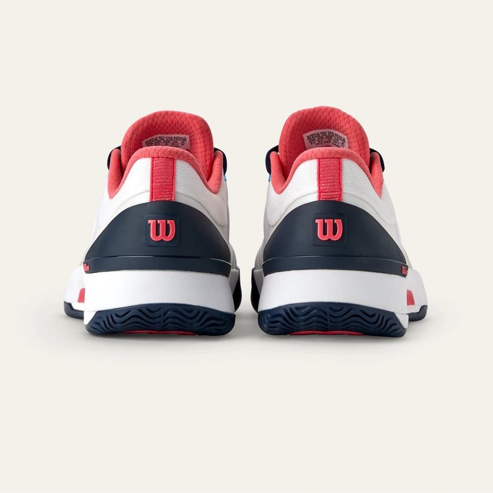 Wilson Intrigue Pro Court White/Navy Blazer/Dubarry  Shoe - Pickleball Sports Customer Favorite