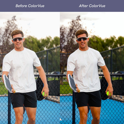 Vantage Labs The Vue Photochome 2.0 Lens Pickleball Glasses - Pickleball Sports Great Value