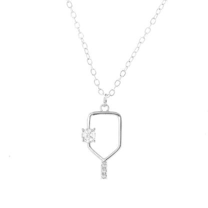 Born to Rally Serve and Sparkle Pickleball Necklace - Pickleball Sports Premium