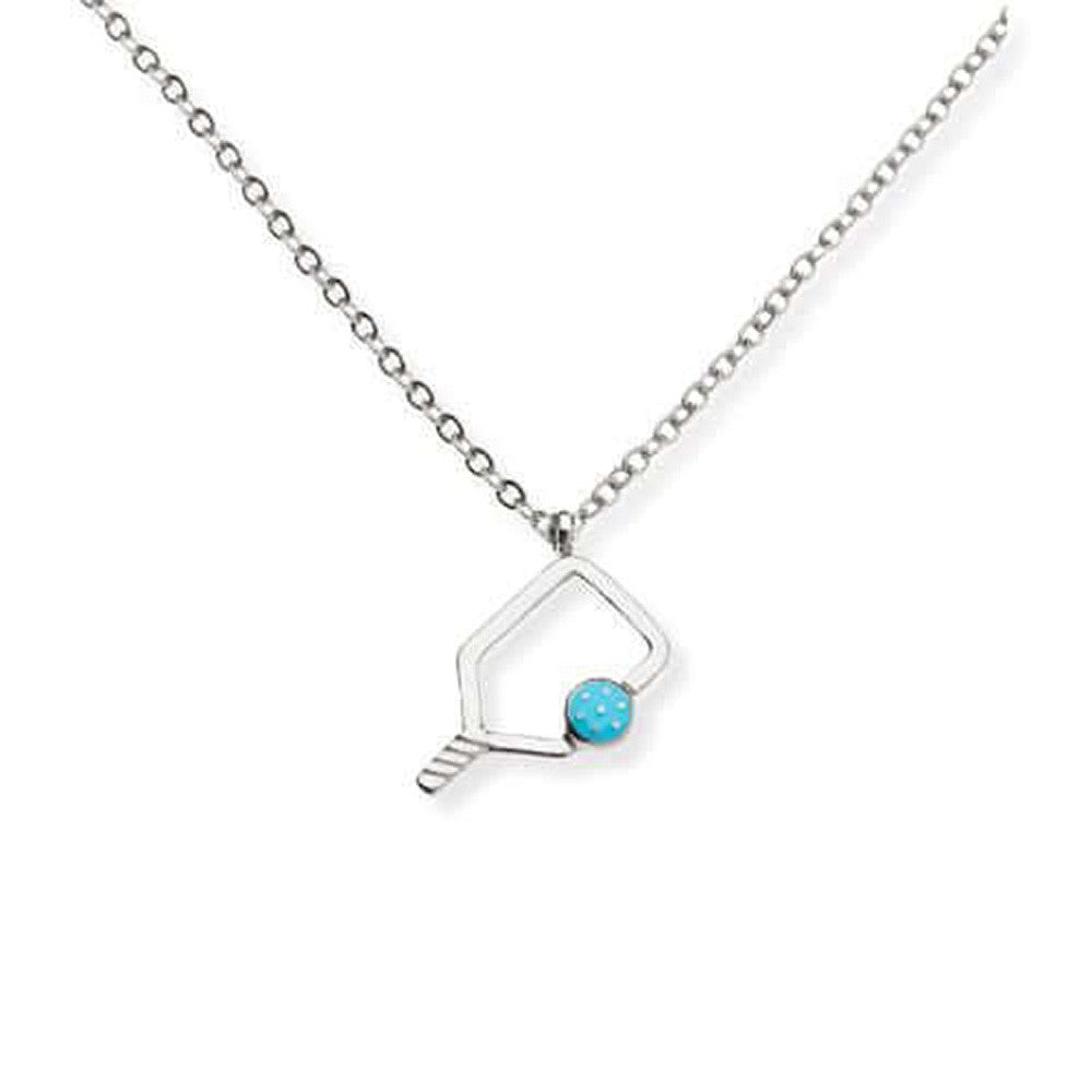 Born to Rally Color Pop Pickleball Necklace - Pickleball Sports Recommended