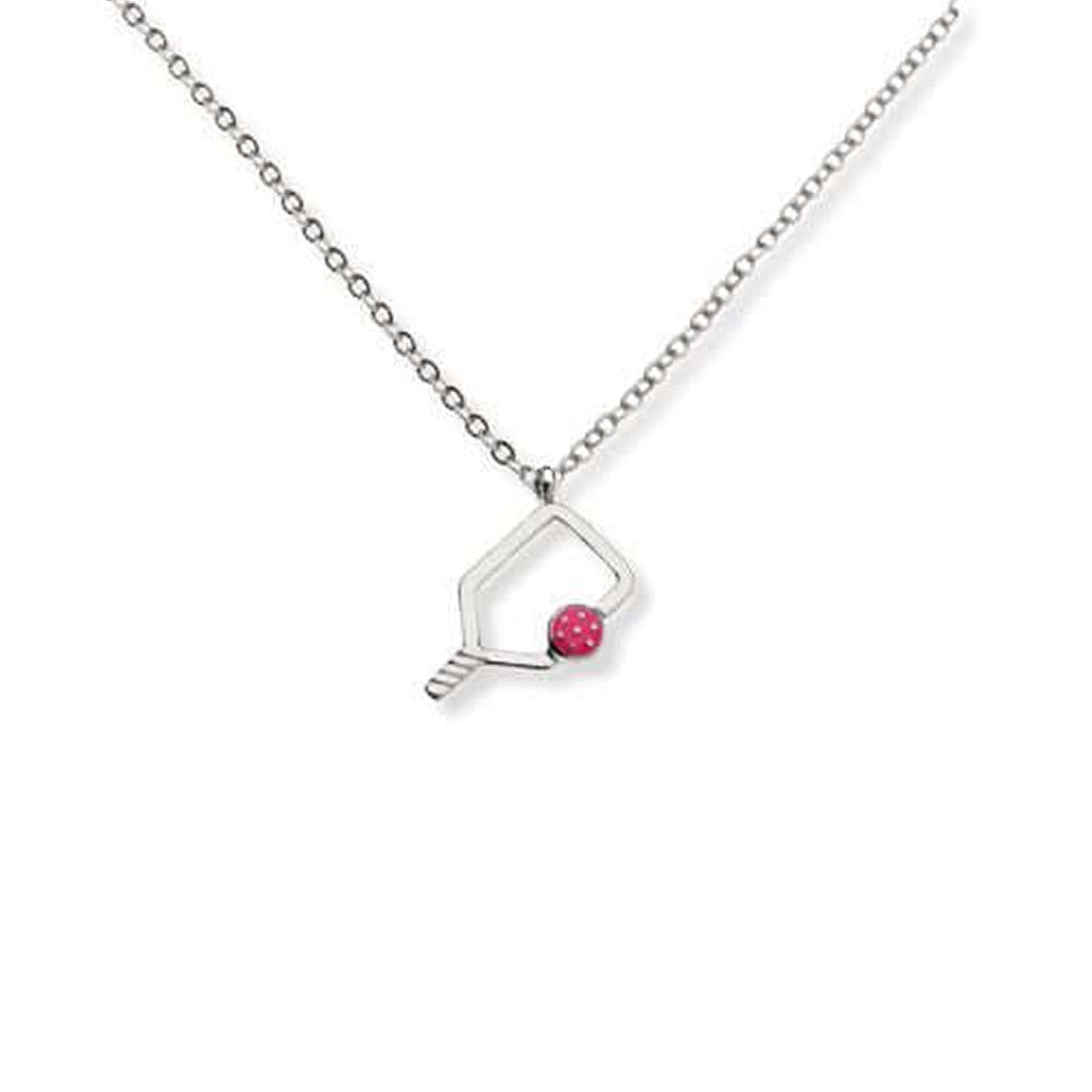 Born to Rally Color Pop Pickleball Necklace - Pickleball Sports Recommended