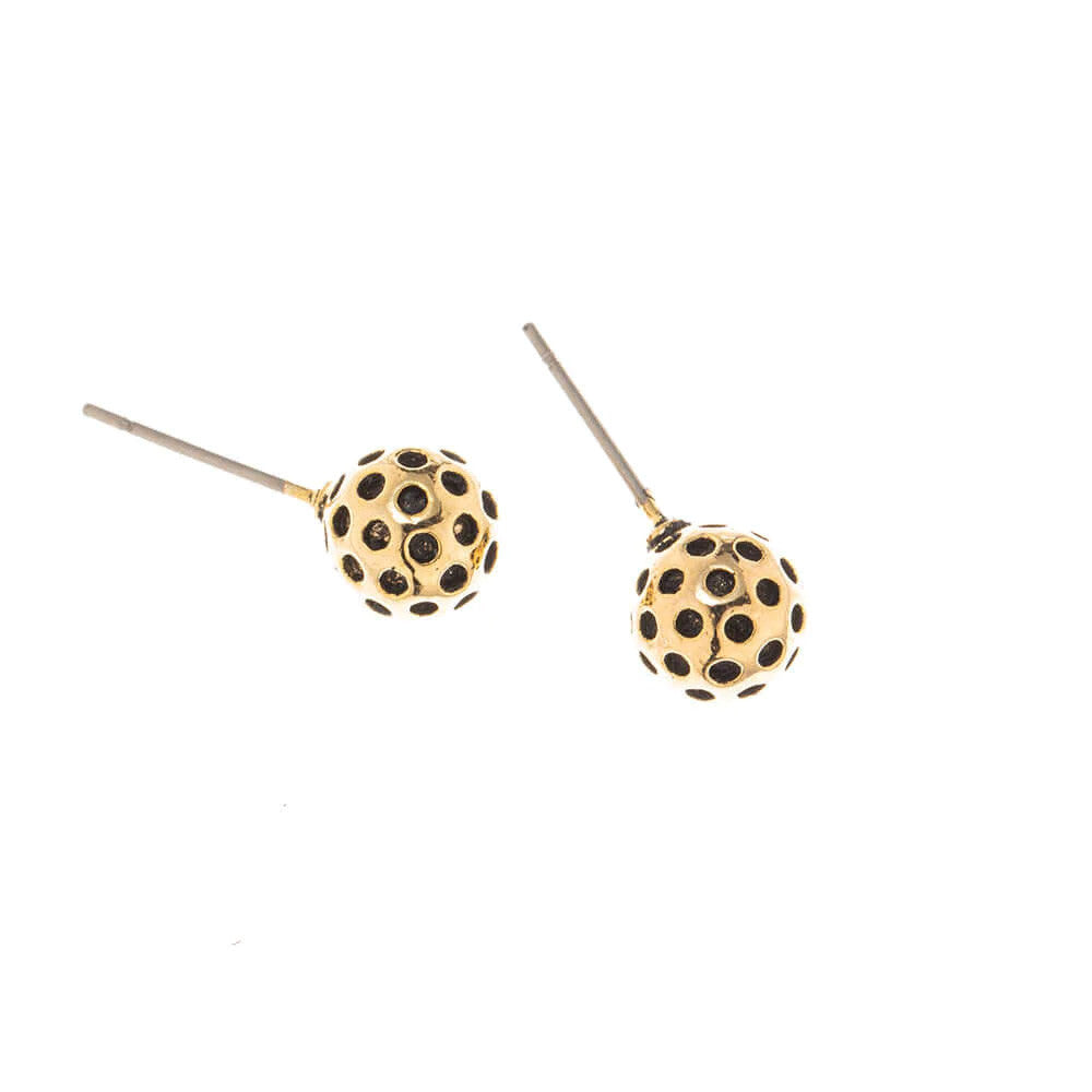 Born to Rally Pickleball Stud Earrings - Pickleball Sports Everyday